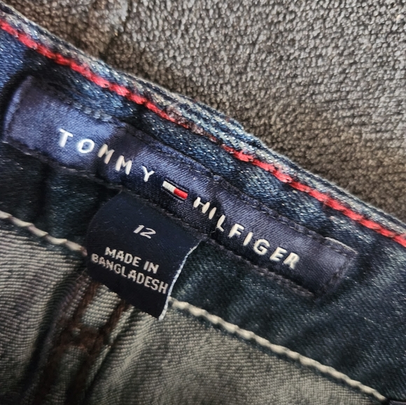 Tommy Hilfiger Kids Blue Denim Shorts - Picture 4 of 6